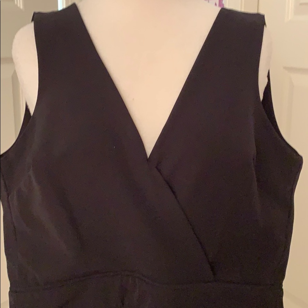 Jumpsuit w pockets & gold zipper